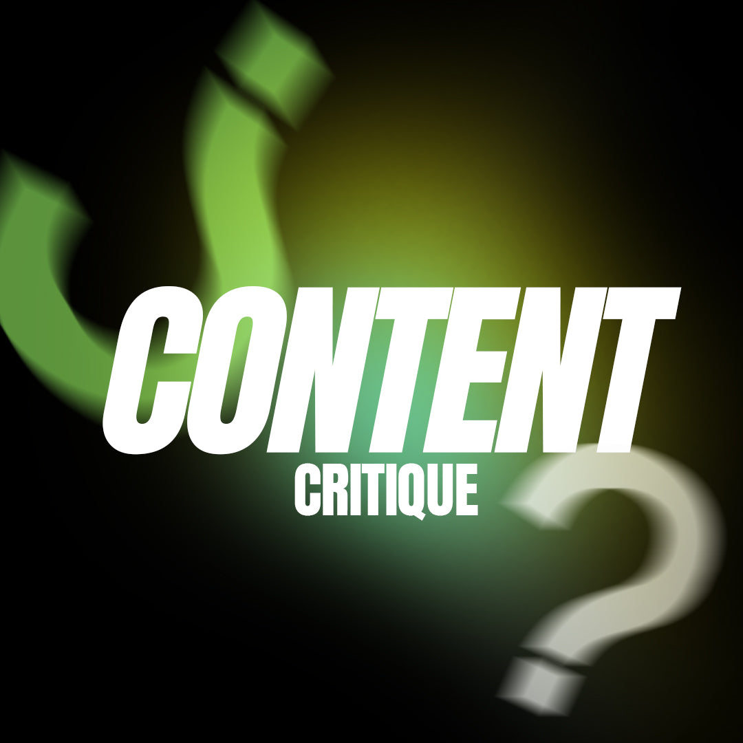 Video/Social Media Content Critique